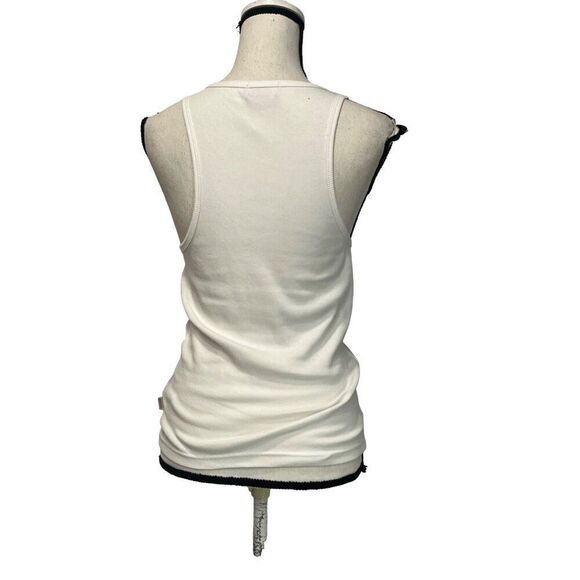 Brixton Betty Stretch Organic Cotton Scuba Tank In White, Sz. XL - Picture 4 of 12